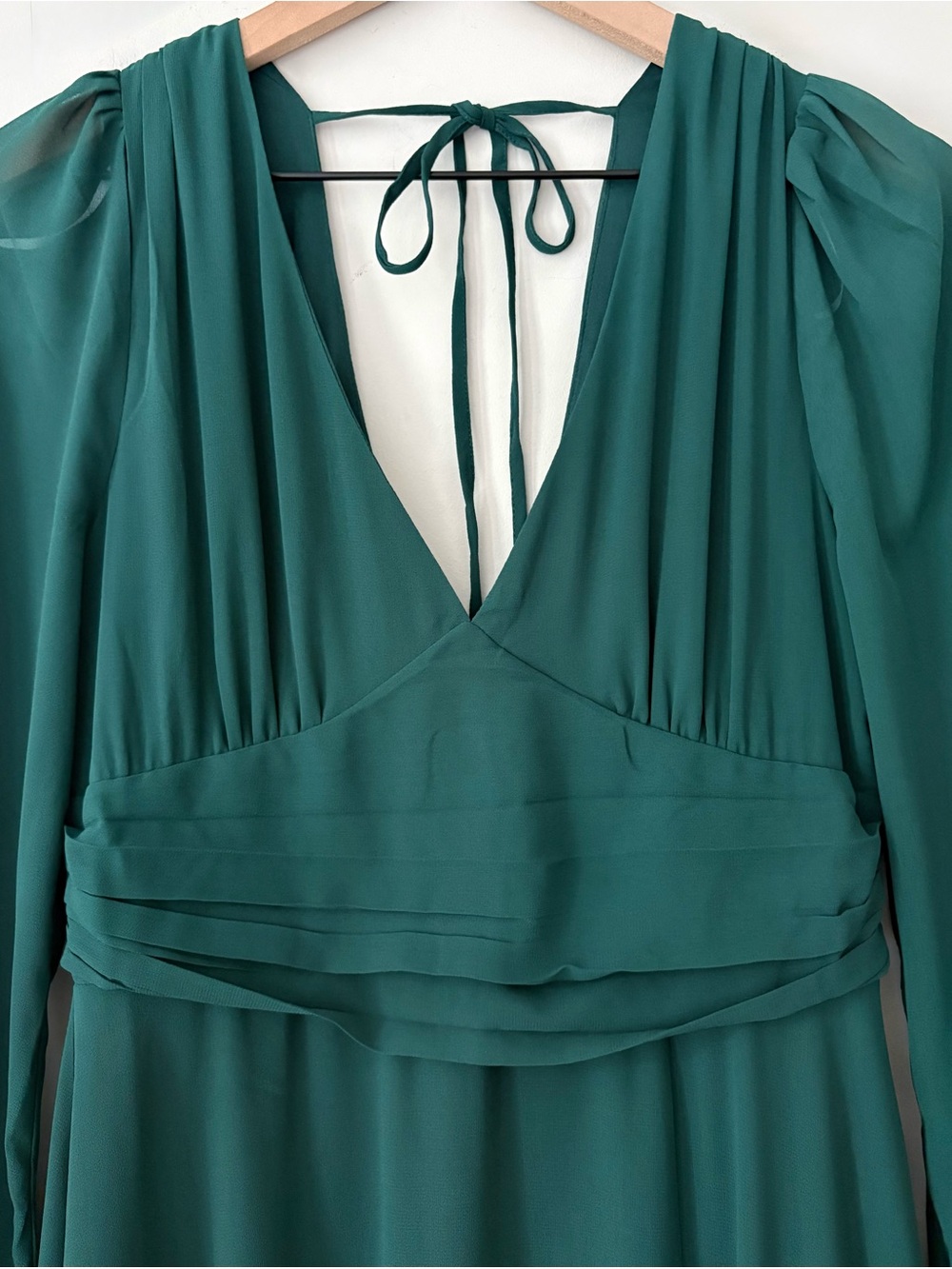 Lulus V-Neck Long Sleeve Maxi Dress - Picture 2 of 12